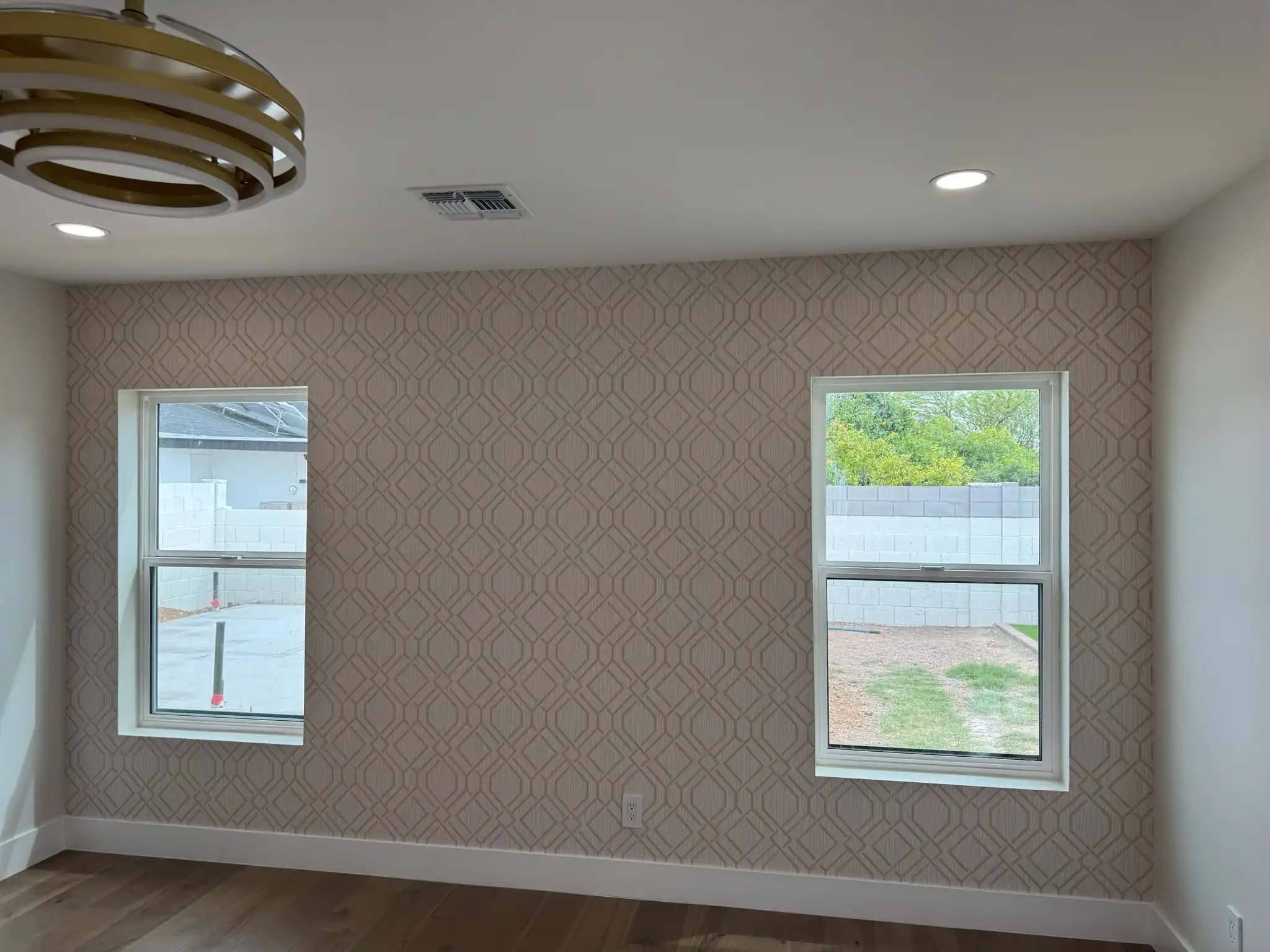 Historic home wallpaper restoration in Los Angeles
